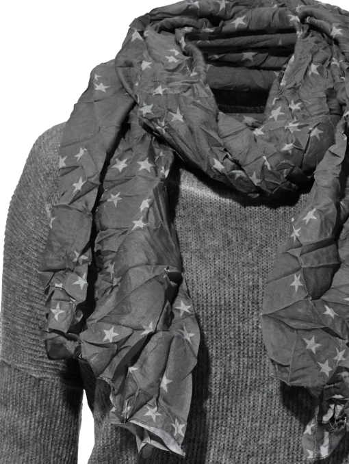2-in-1-Shirt mit Schal