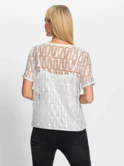 2-in-1-Shirt mit Spitze