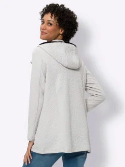 Jacke aus gestepptem Jersey-Jacquard