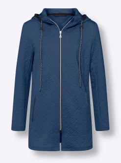 Jacke aus gestepptem Jersey-Jacquard