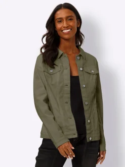 Jacke mit Hemdkragen