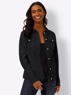 Jacke mit Hemdkragen
