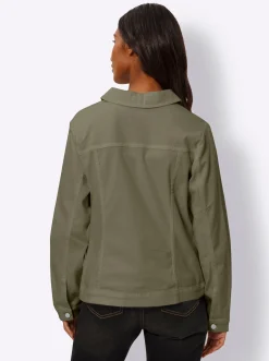 Jacke mit Hemdkragen