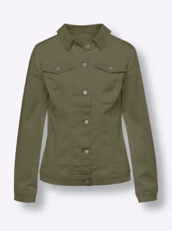 Jacke mit Hemdkragen