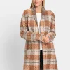 Jacquardstrickjacke mit Schalkragen