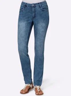 Jeans in Baumwoll-Stretch-Qualität