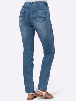 Jeans in Baumwoll-Stretch-Qualität