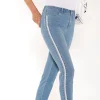 7/8-Jeans leichte Used-Optik