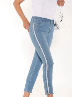 7/8-Jeans leichte Used-Optik