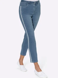 7/8-Jeans leichte Used-Optik