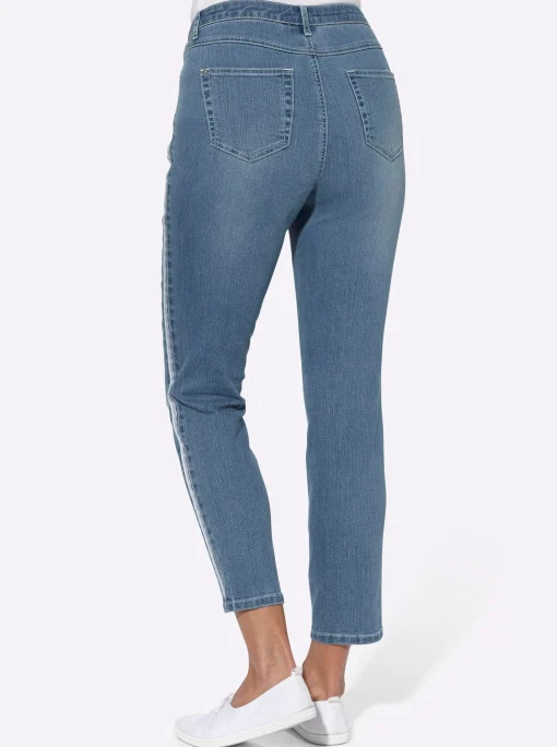7/8-Jeans leichte Used-Optik