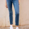 Jeans mit hohem Bund