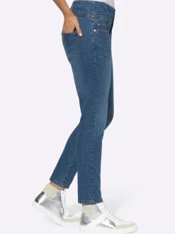 Jeans mit hohem Bund
