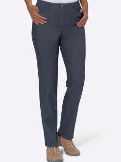 Jeans mit innenliegendem Dehnbund