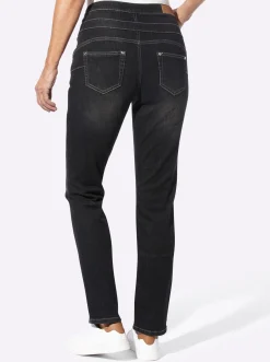 Jeans mit 3-Knopf- und Reißverschluss