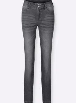 Jeans mit Nieten an den Taschen