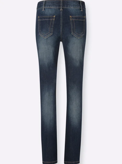 Jeans mit Nieten an den Taschen
