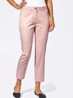 7/8-Jeans mit optisch streckenden Nähten