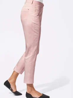 7/8-Jeans mit optisch streckenden Nähten