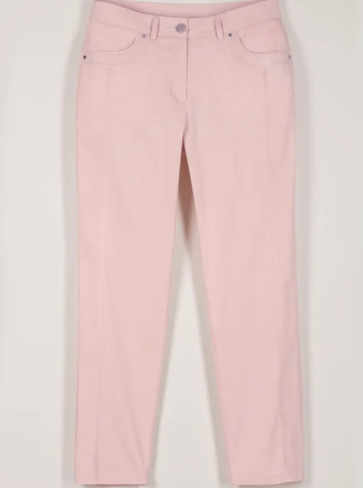 7/8-Jeans mit optisch streckenden Nähten