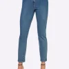 7/8-Jeans mit Push-up-Effekt