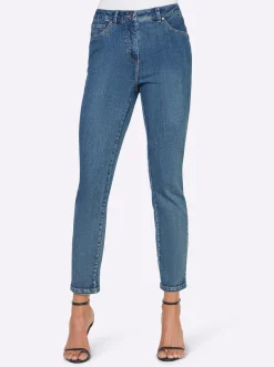 7/8-Jeans mit Push-up-Effekt