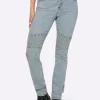 Jeans mit Riegeln