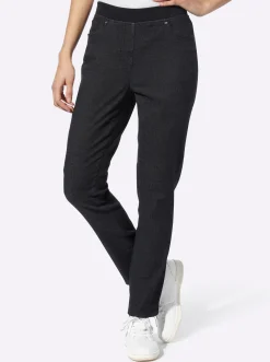 7/8-Jeans mit Rundum-Dehnbund