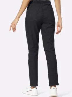 7/8-Jeans mit Rundum-Dehnbund