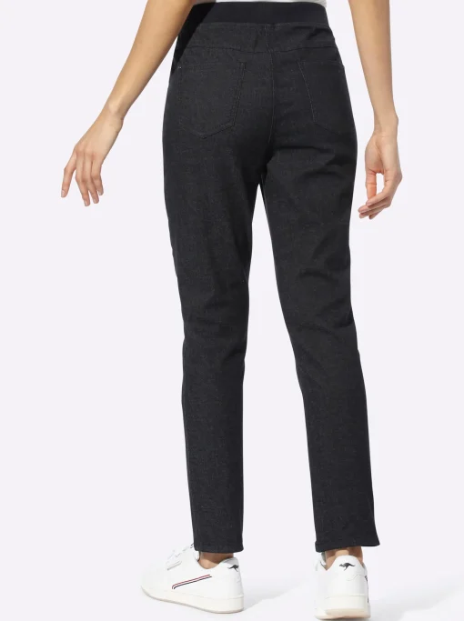 7/8-Jeans mit Rundum-Dehnbund