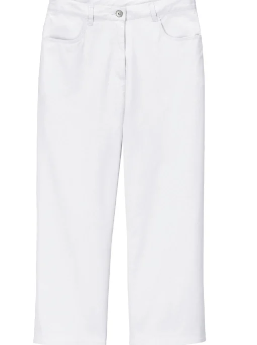 7/8-Jeans mit Schmuckknöpfen