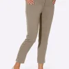 7/8-Jeans mit seitlichen Reißverschlüssen