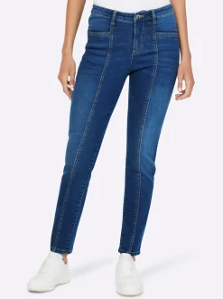 Jeans mit Teilnungsnähten