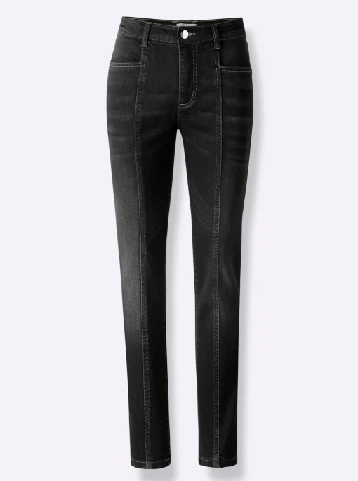 Jeans mit Teilnungsnähten