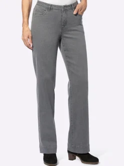 Jeans mit weitem Bein