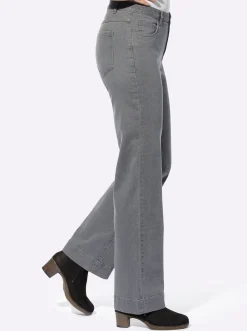 Jeans mit weitem Bein