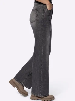 Jeans mit weitem Bein