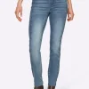 Jeans mit Zierstreifen, seitlich