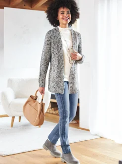 Jeans mit Zierstreifen, seitlich