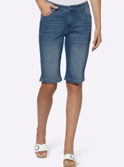 Jeans-Bermudas
