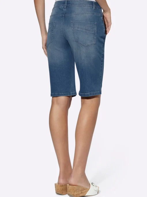 Jeans-Bermudas