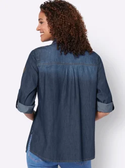 Jeansbluse