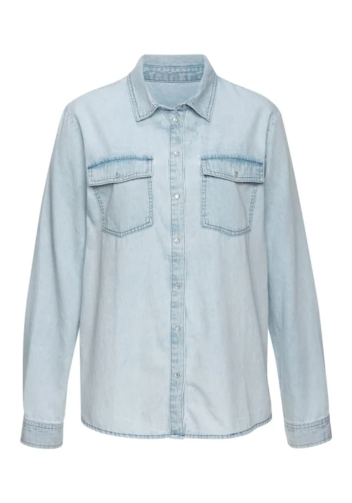 Jeansbluse