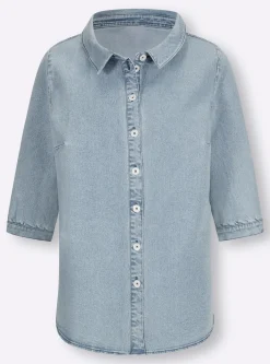 Jeansbluse