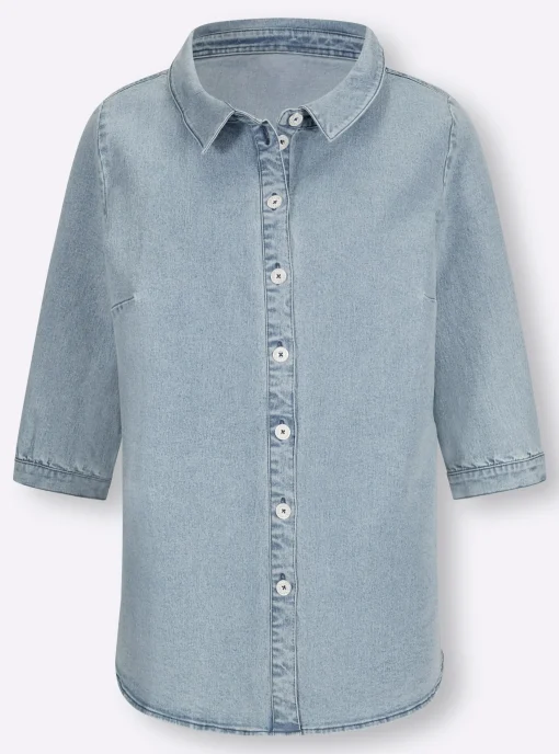 Jeansbluse