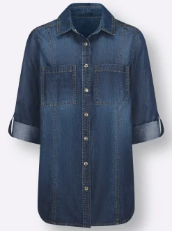Jeansbluse