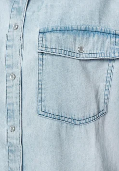 Jeansbluse