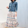 Jeansjacke mit Schößchen