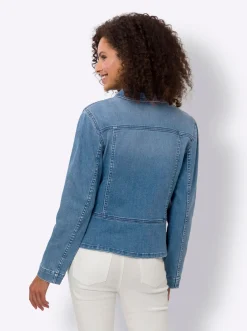 Jeansjacke mit Schößchen
