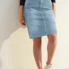 Jeansrock schmal geschnitten